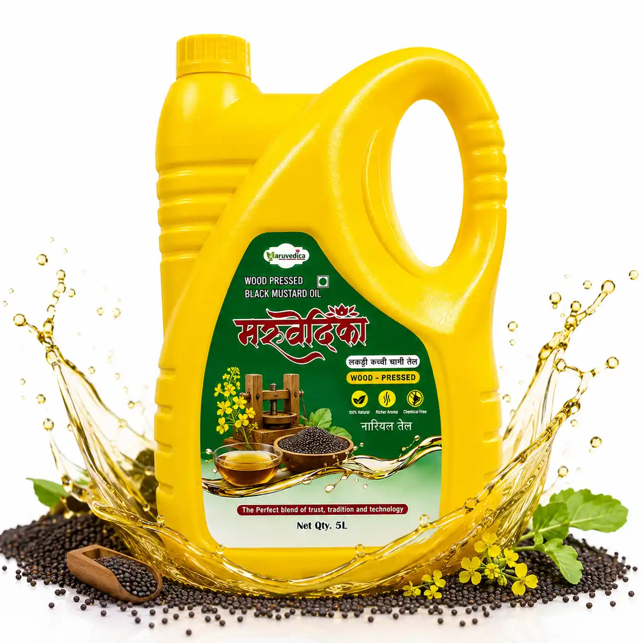 Wood Pressed Black Mustard Oil
